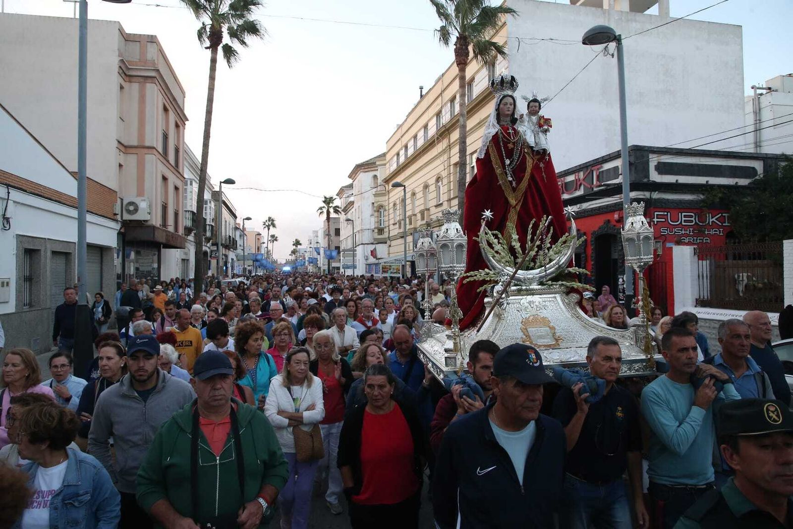 La Virgen de la Luz, en el camino de regreso por Batalla del Salado.