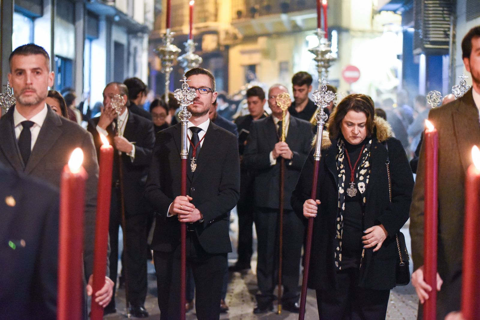 Las fotos del vía crucis de la hermandad de la Buena Muerte