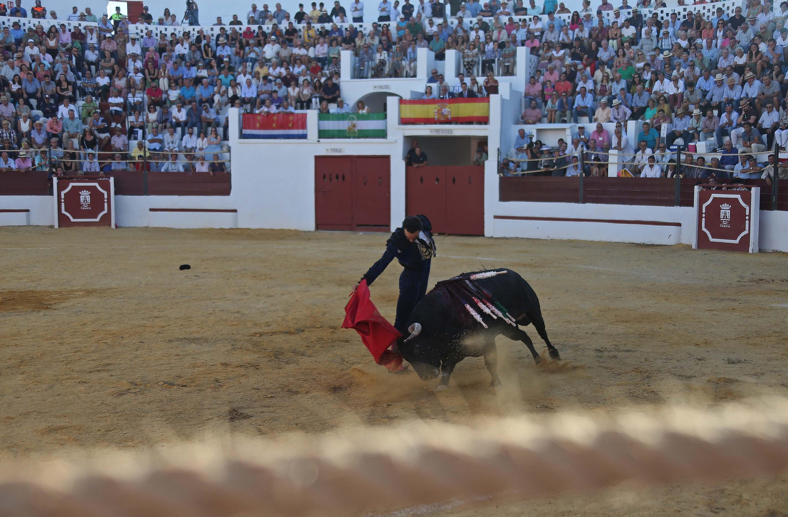 Fotos de la corrida de la reapertura de la plaza de toros de Tarifa: El Cid, Manuel Escribano y Manuel Ponce