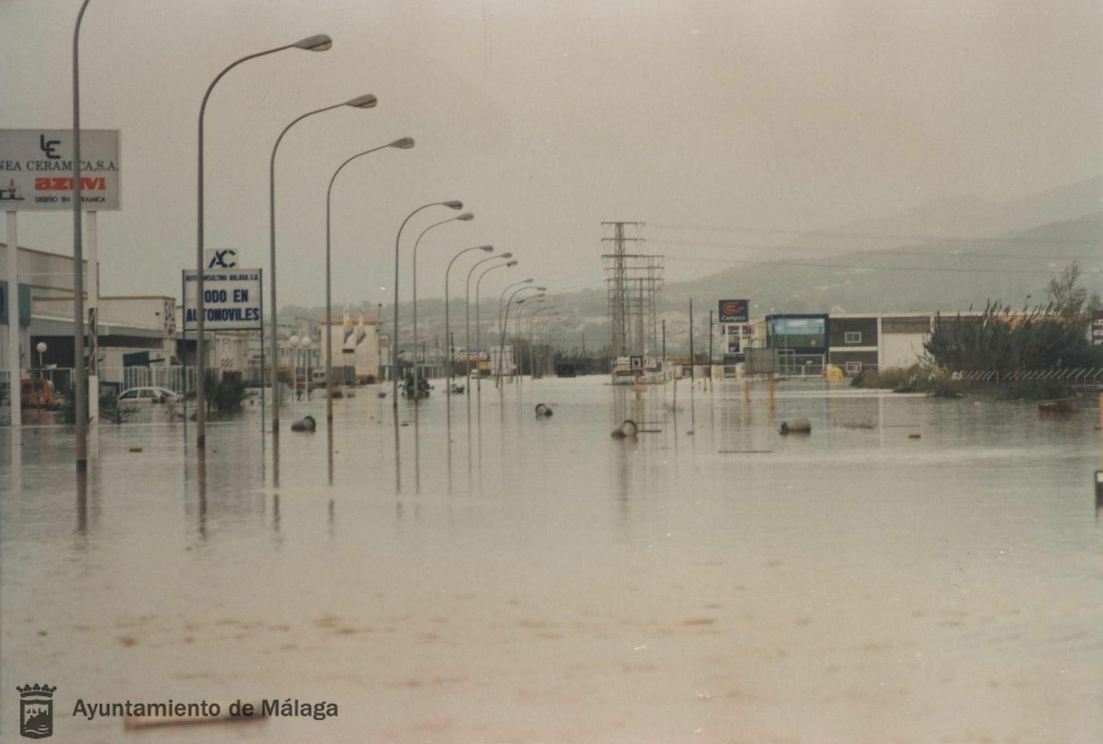 Las fotos de las inundaciones de 1989 en Málaga
