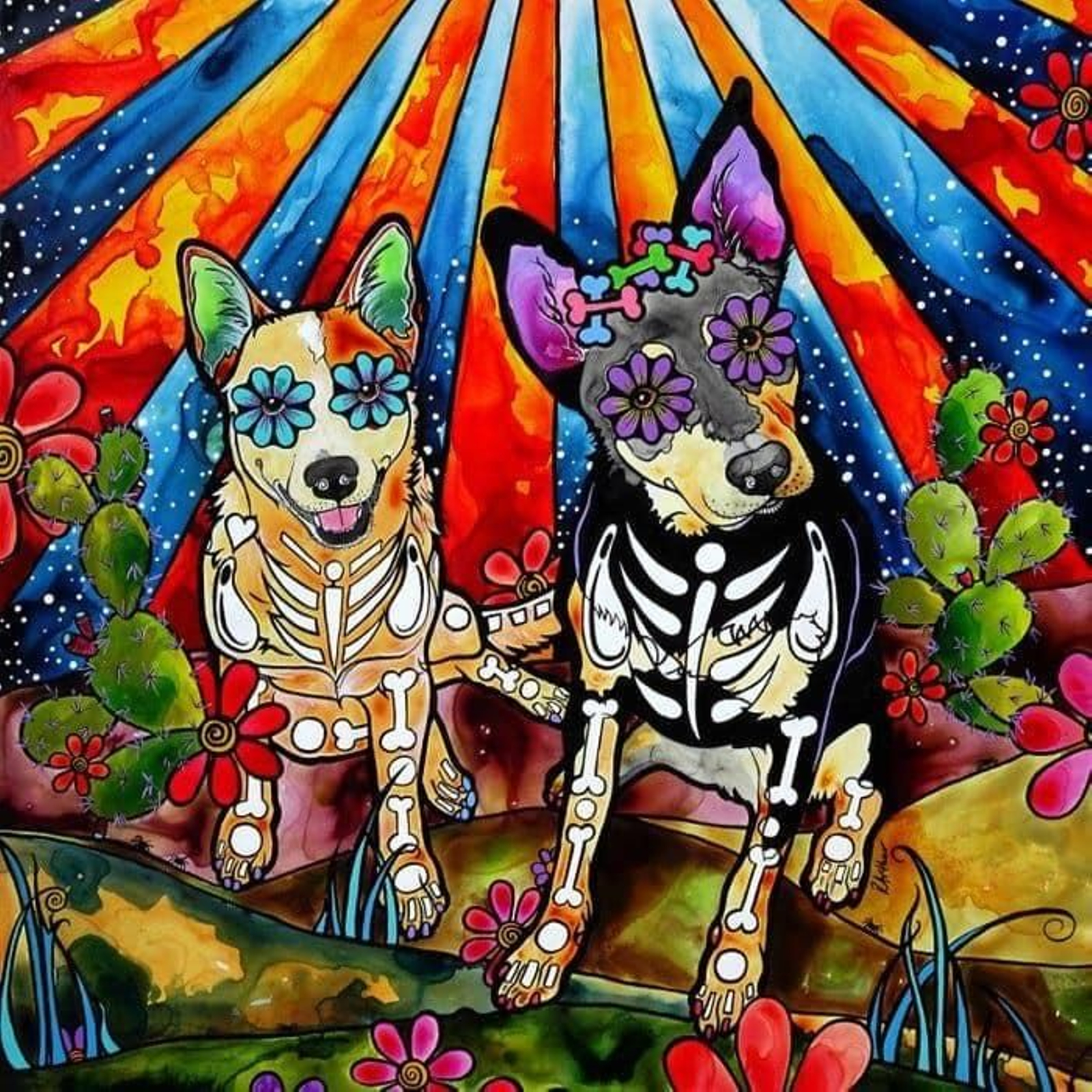 Ilustraciones de Día de Muertos 1