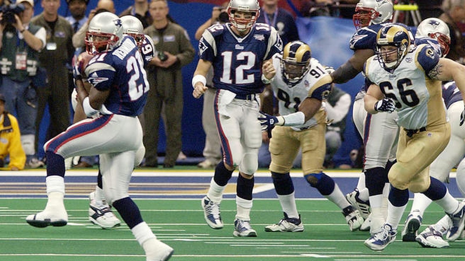 Los Patriots de Nueva Inglaterra, uno de los contendientes de esta noche