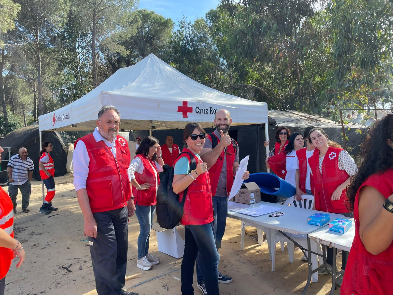 Acercan el cribado de hepatitis C a los asentamientos de inmigrantes de Huelva, en imágenes