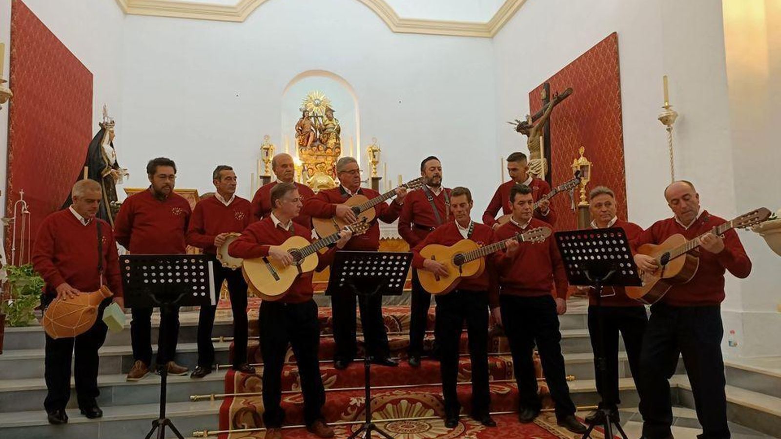 Los campanilleros en Fuenteheridos.