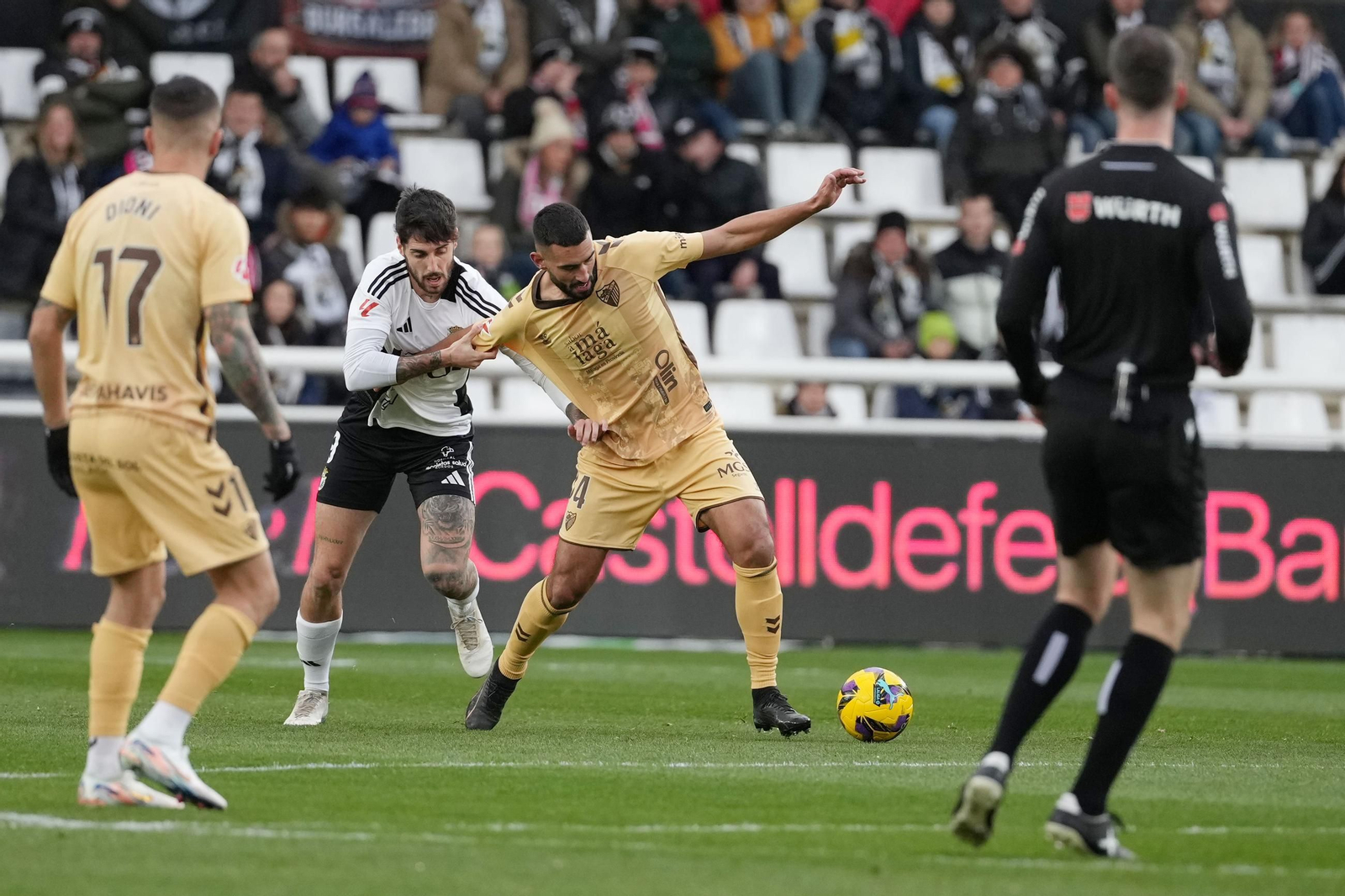 El Burgos-Málaga CF, en fotos