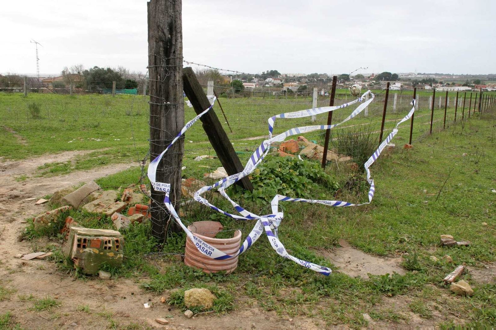 El lugar del luctuoso suceso, en la carretera del Canal.