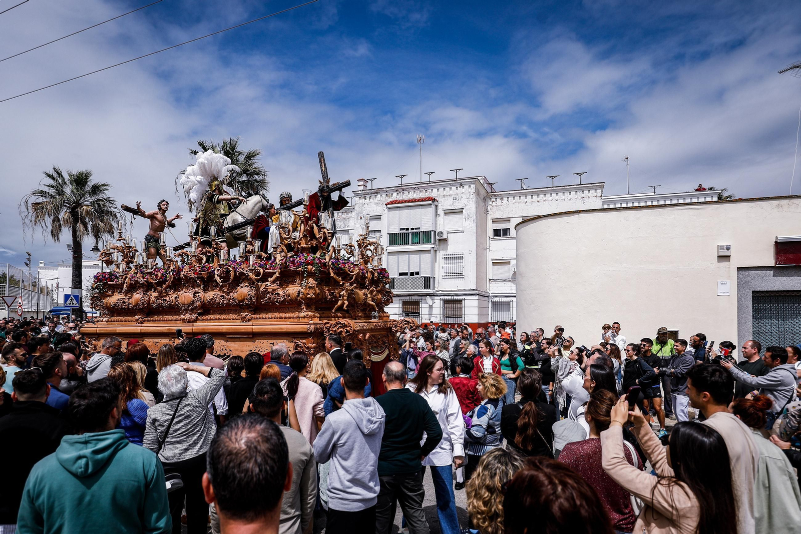 Las imágenes de la Hermandad de Tres Caídas de la Semana Santa de San Fernando 2025