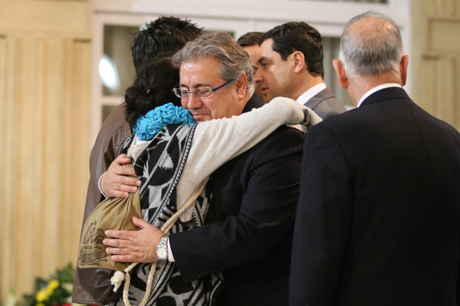 Las imágenes de la capilla ardiente por Gabriel