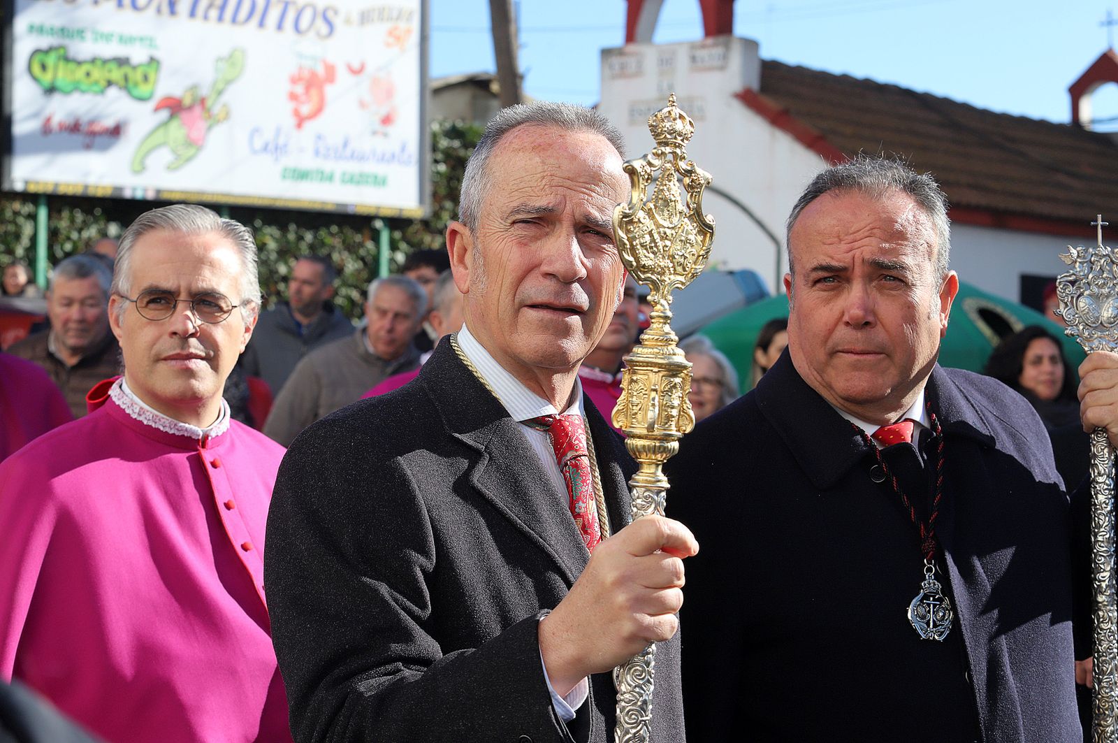 Imágenes de la procesión de San Sebastián en Huelva