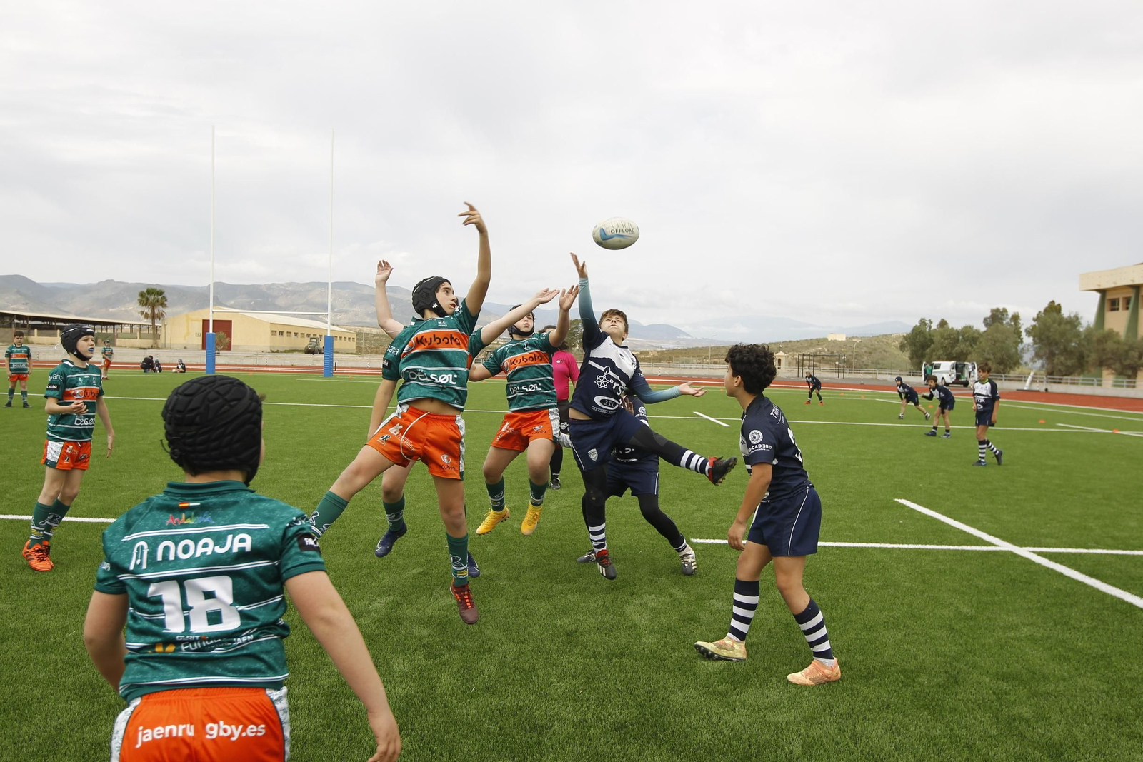 Fotogalería rugby sub-12 andaluz en la Base de La Legión. Viator (Almería)