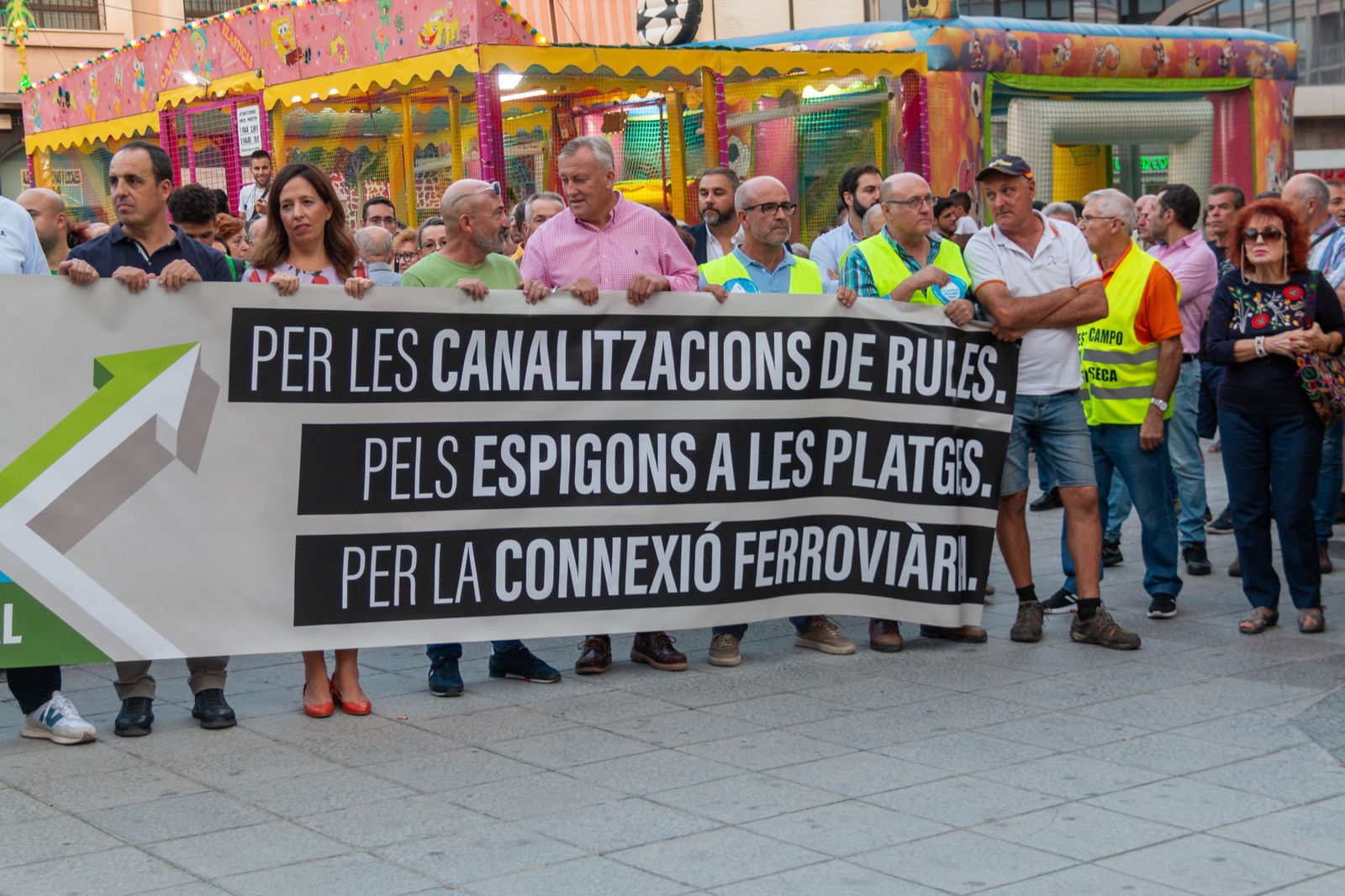 Manifestación por las infraestructuras de la Costa de Granada