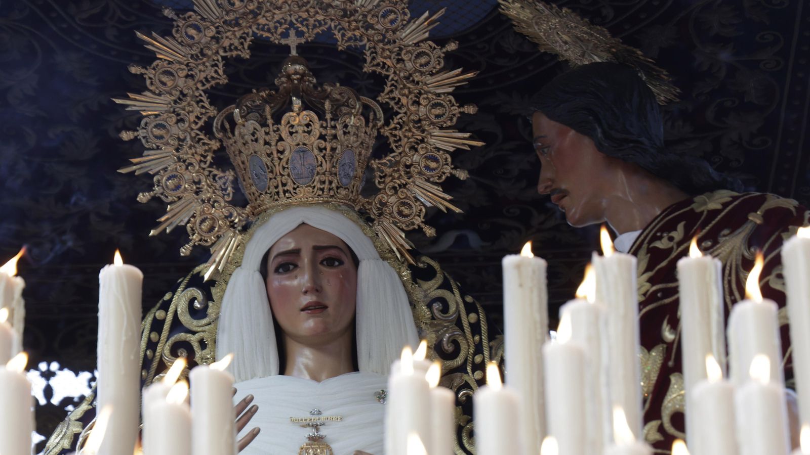 Una imagen de la Hermandad del Dulce Nombre en la Semana Santa de Sevilla