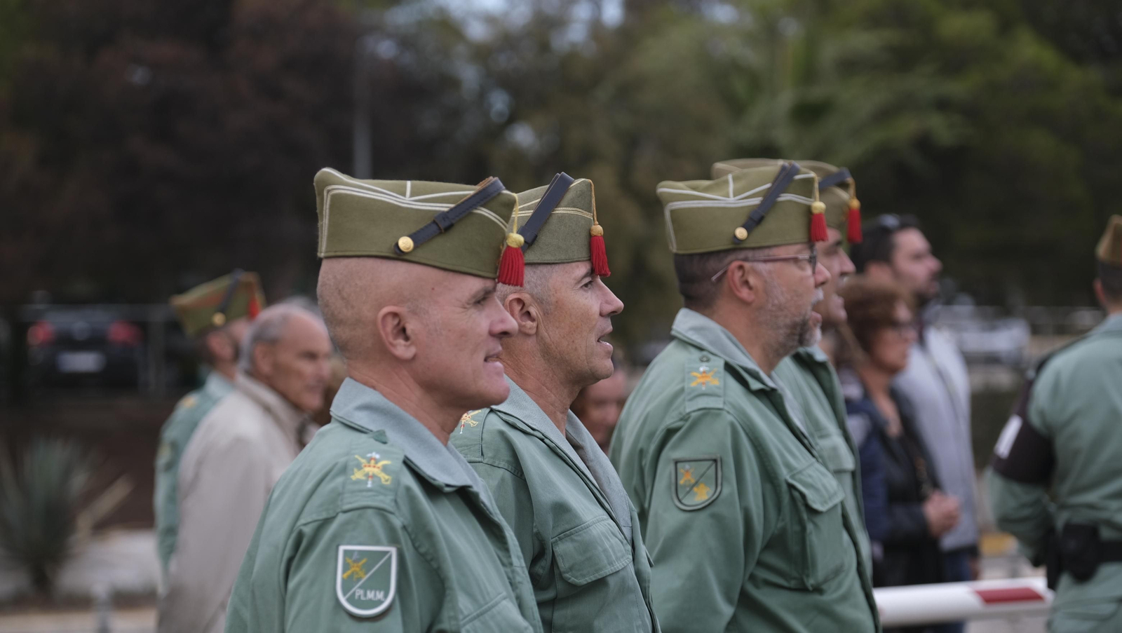 Imágenes de la salida del segundo contingente de La Legión con destino el Líbano