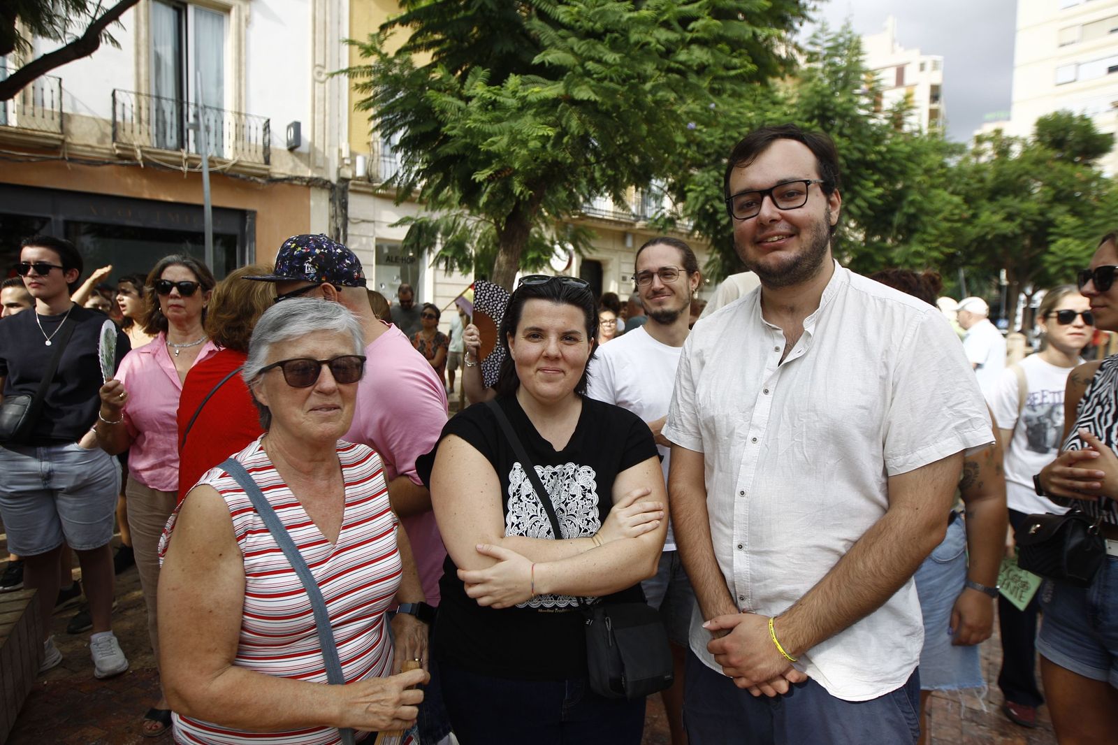 Manifestación en Almería por el derecho a la vivienda, en imágenes