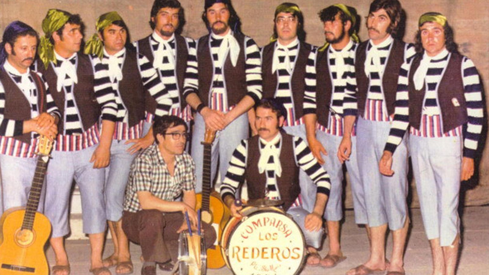 Comparsa 'Los rederos', de 1974.