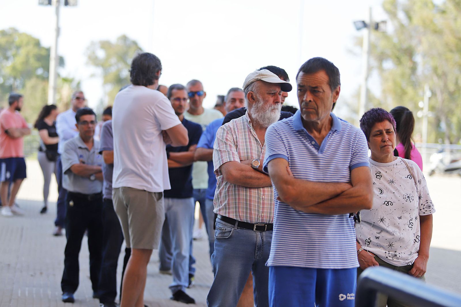 Largas colas en el Nuevo Colombino para las entradas del partido ante el Cacereño