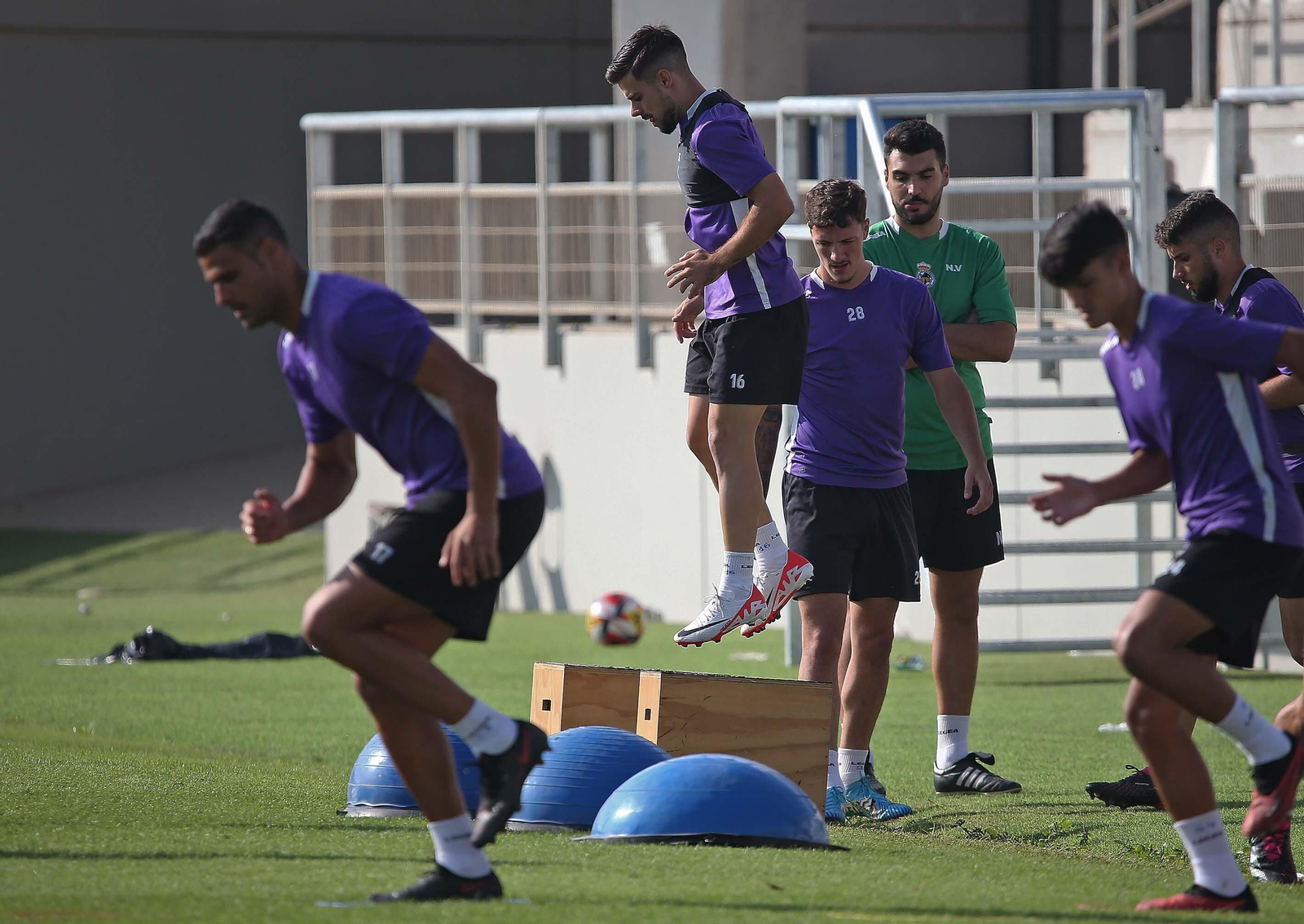 El entrenamiento de la Balona, en imágenes
