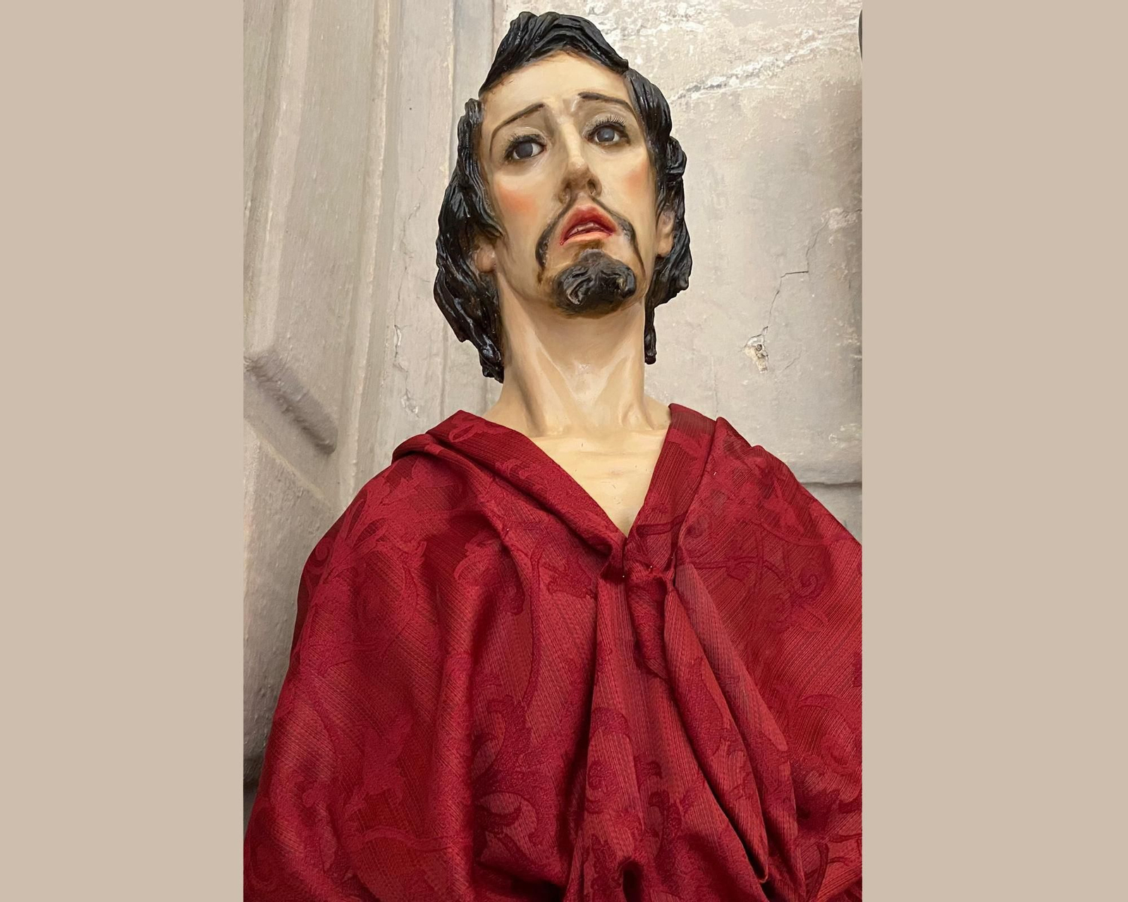 La imagen de San Juan Evangelista de Tomás Chaveli.