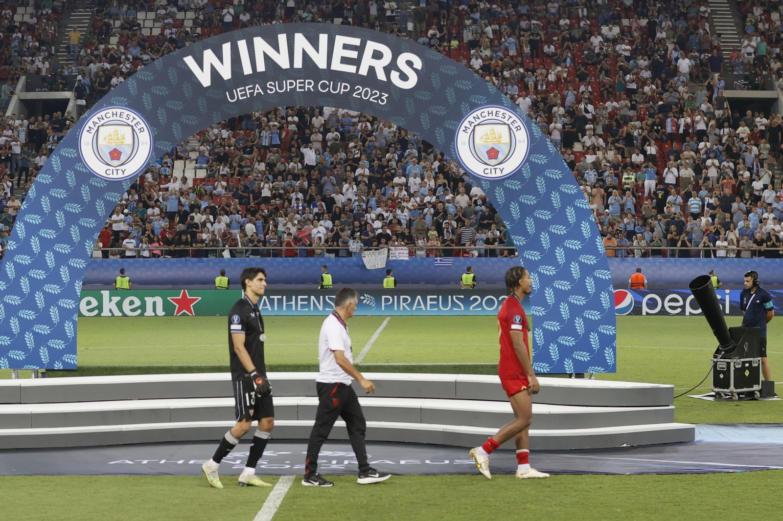 Las fotos del Manchester City-Sevilla FC en la Supercopa de Europa