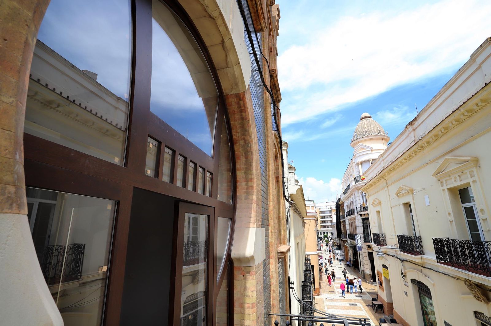 Una de las calles de Huelva.