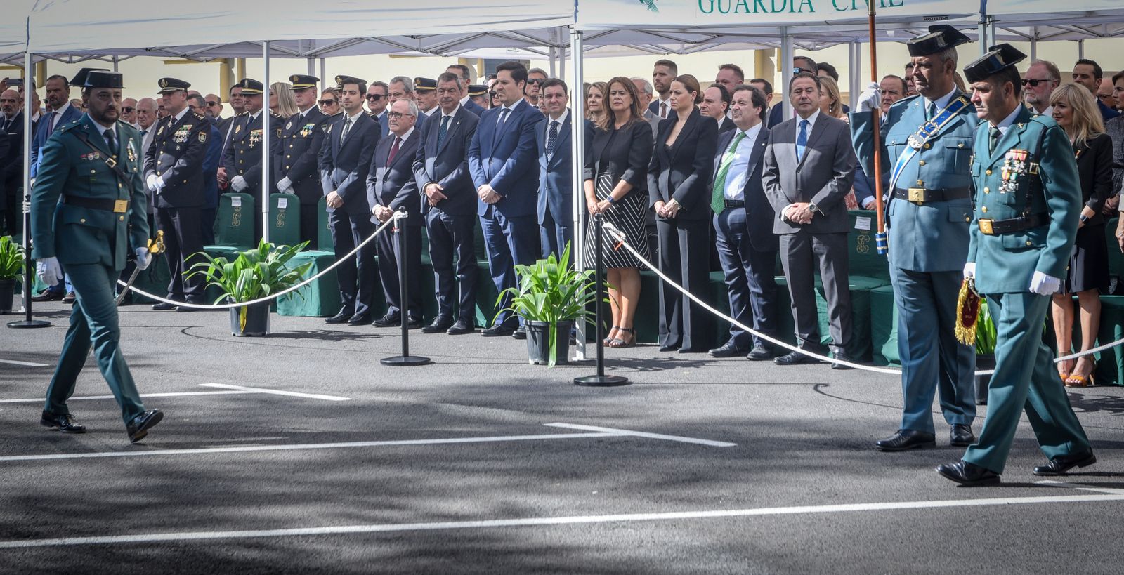 Imágenes del acto del día del Pilar de la Guardia Civil