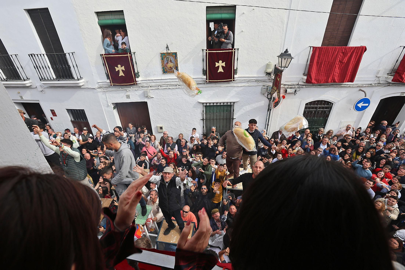 Imágenes de las tiradas de San Antonio Abad en Trigueros