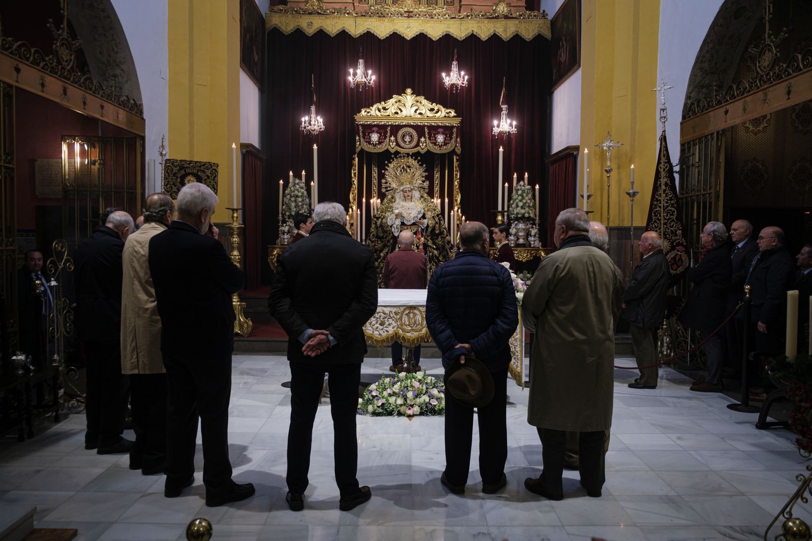 Las imágenes de la veneración a la Virgen de la Encarnación de San Benito