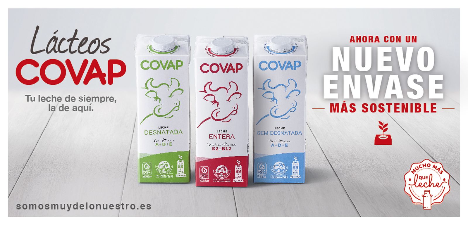 Nuevos envases de origen vegetal de Covap.
