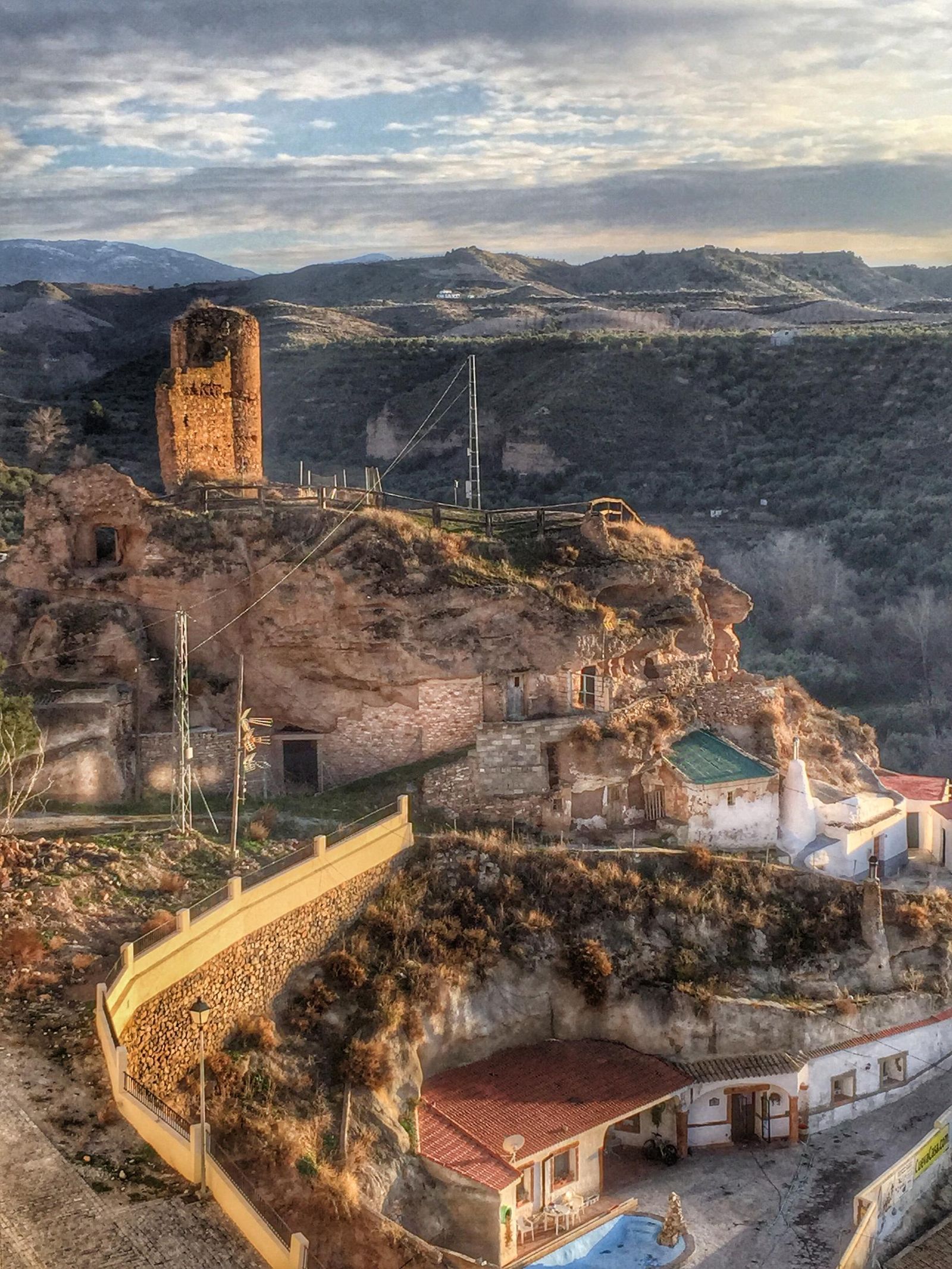 La Torre Castillo de Freila, uno de los inmuebles catalogados por Hispania Nostra.