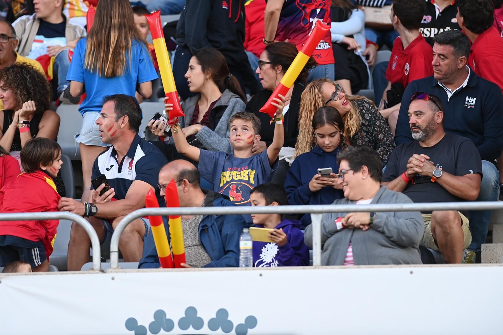 Las fotos del España-Tonga de rugby en Málaga