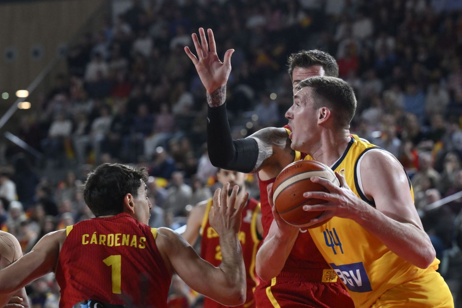 Las mejores fotos del España-Ucrania de baloncesto