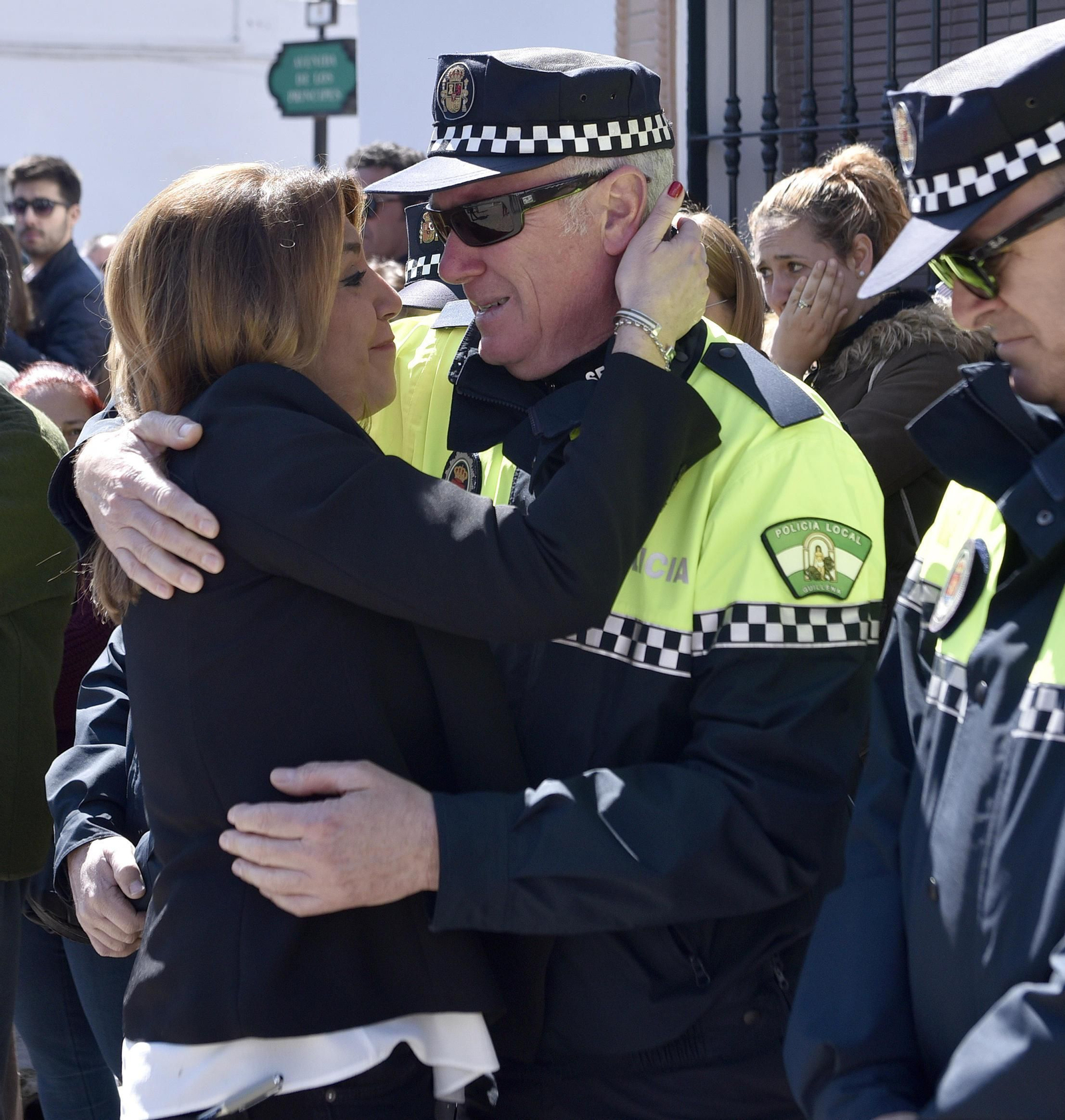 El funeral del guardia civil fallecido en Guillena, en imágenes