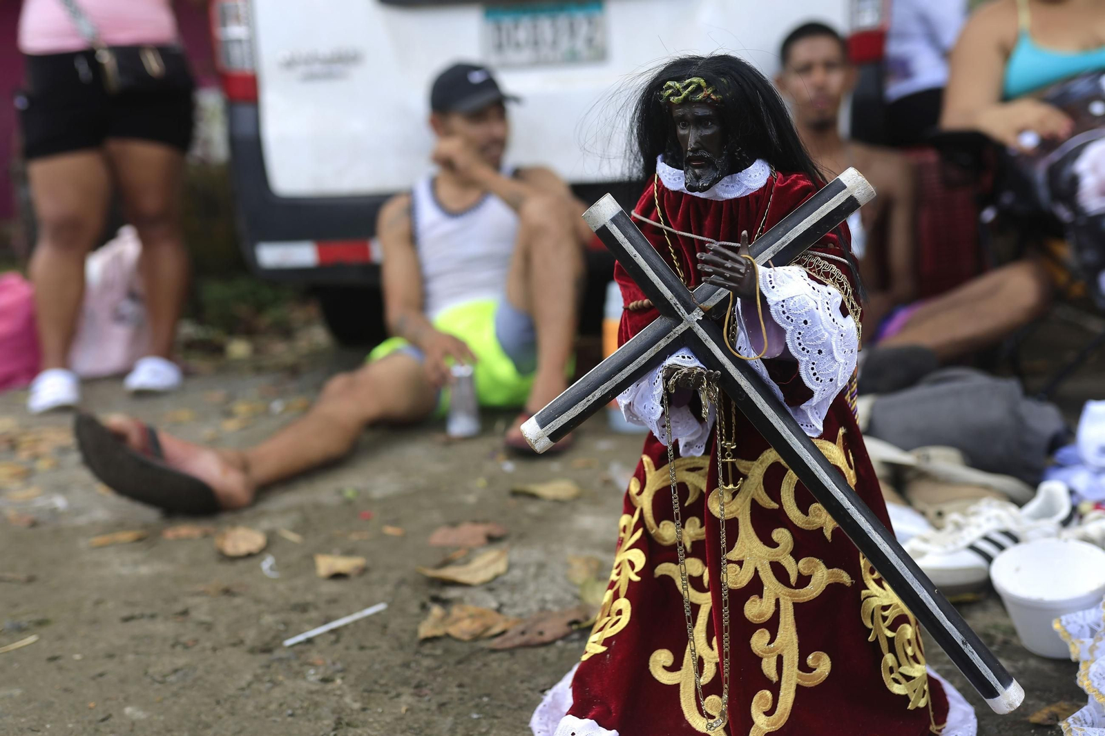 El Cristo Negro de Portobelo es venerado por sus milagros en Panamá