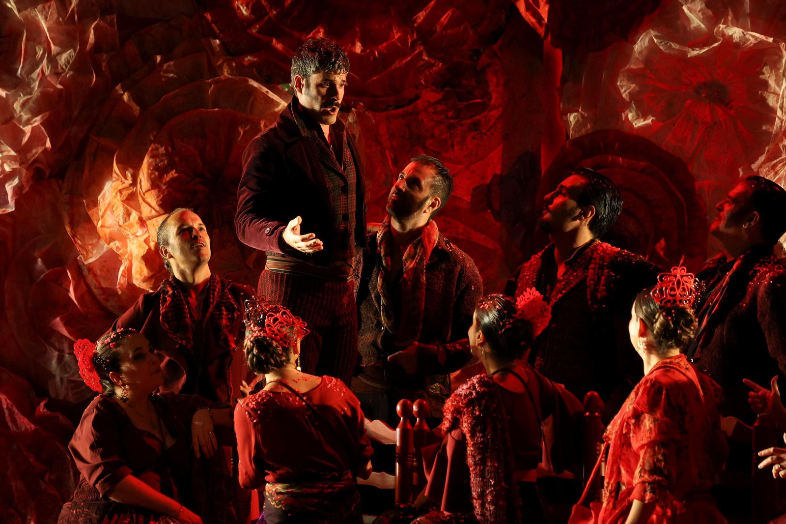 El ensayo general de 'El gitano por amor' en Málaga, en fotos