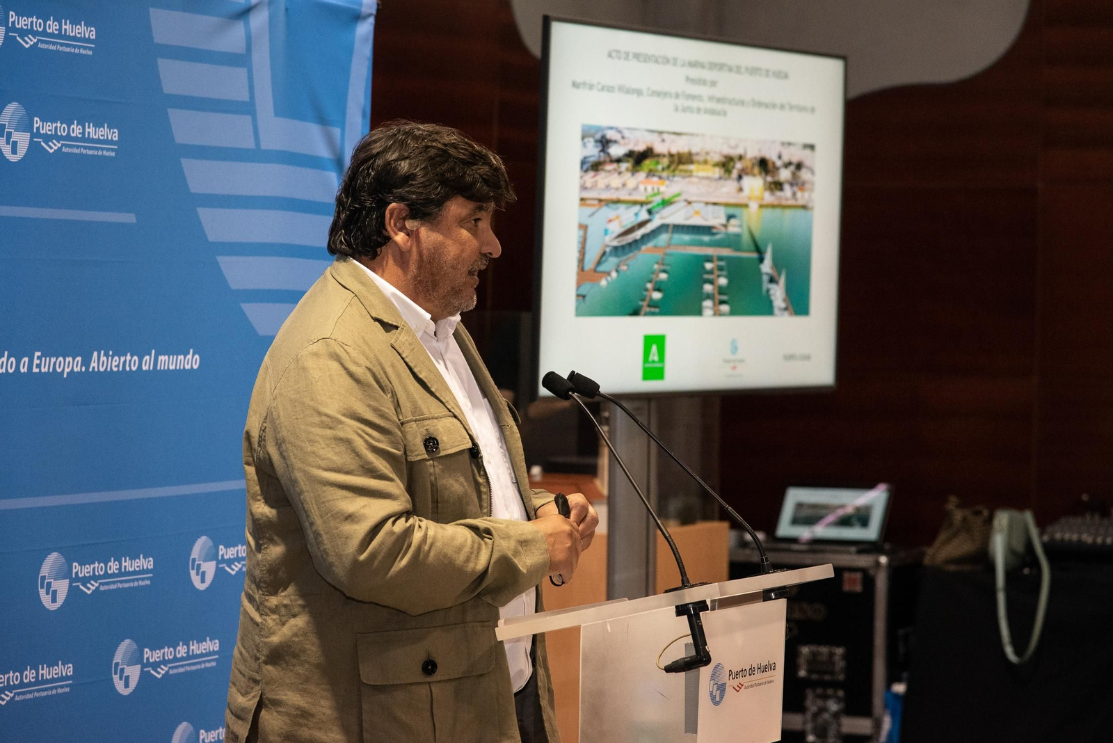 Imágenes de la presentación de la marina del Odiel del Puerto de Huelva