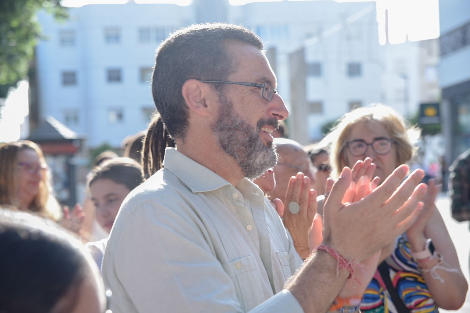 Fotos de la inauguración del monumento al volaó en La Línea