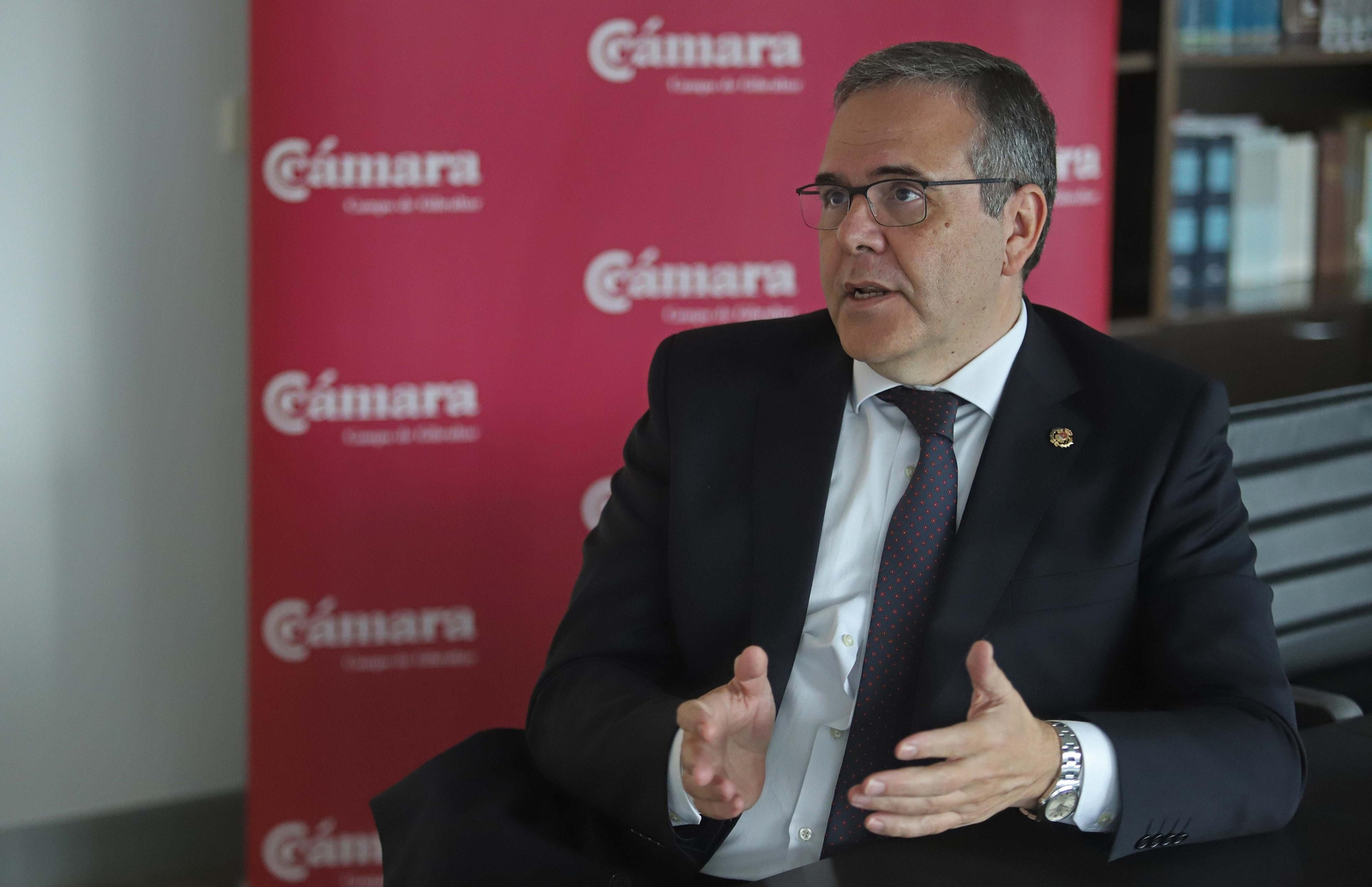 Carlos Fenoy, presidente de la Cámara de Comercio.