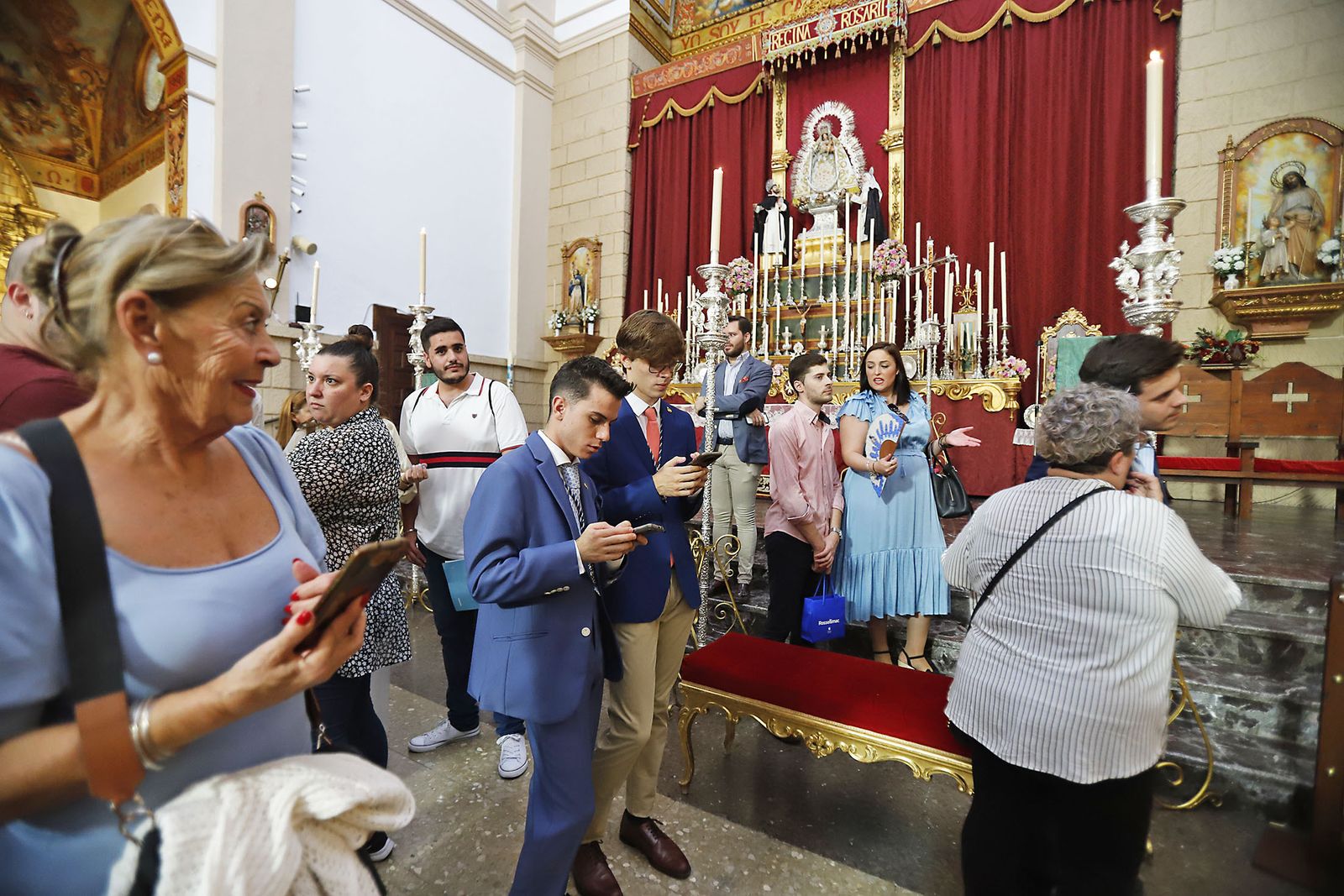 La Virgen de La Victoria regresa a la Parroquia del Sagrado Corazón de Jesús