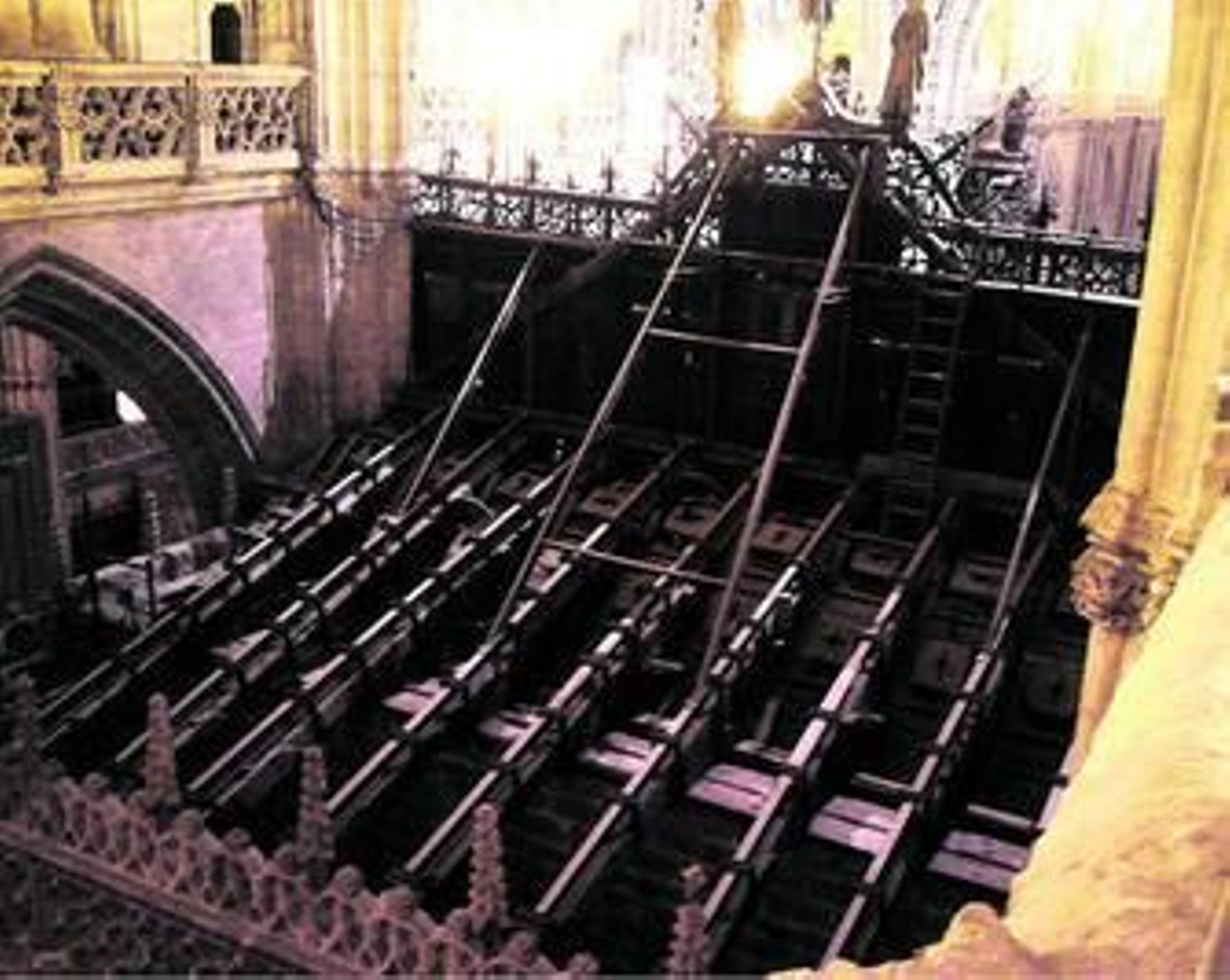 Las entrañas del Retablo Mayor