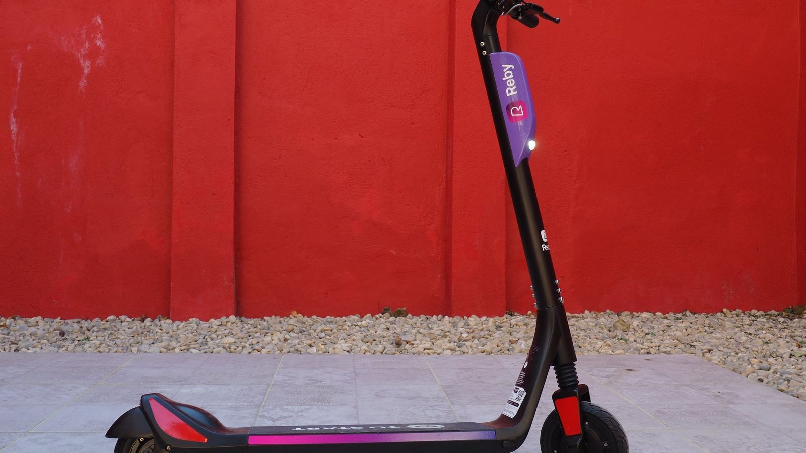 Uno de los patinetes de Reby, que tiene presencia en 12 ciudades europeas.