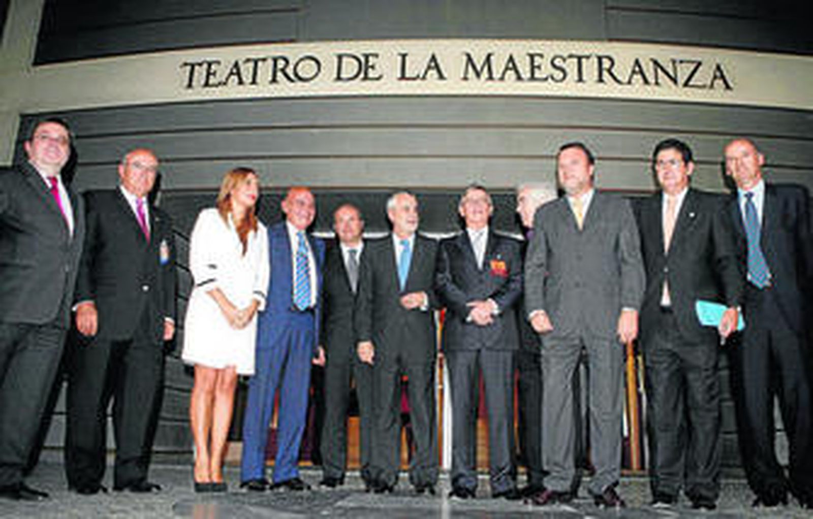 Griñán, Méndez de Lugo, Carnicer, Álvarez y Monteseirín, entre las autoridades que asistieron al acto.