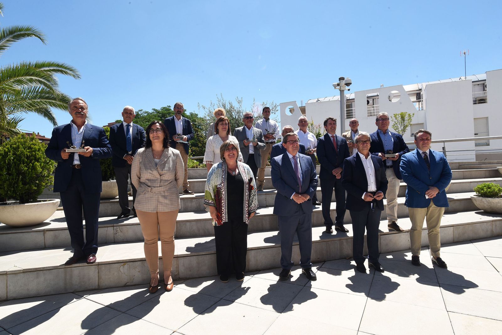 Foto de los premiados en sus distintas categorías.