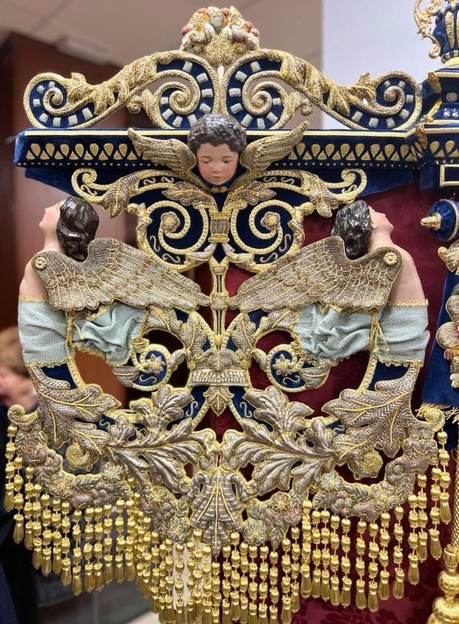 Uno de los paños restaurados