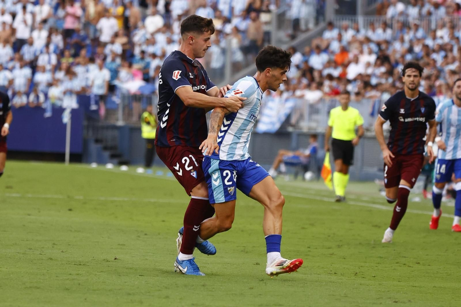 El Málaga CF - SD Eibar, en fotos