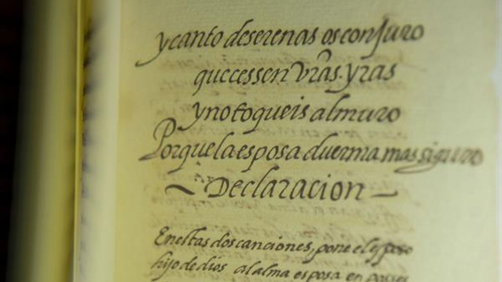 Estrofa del códice.