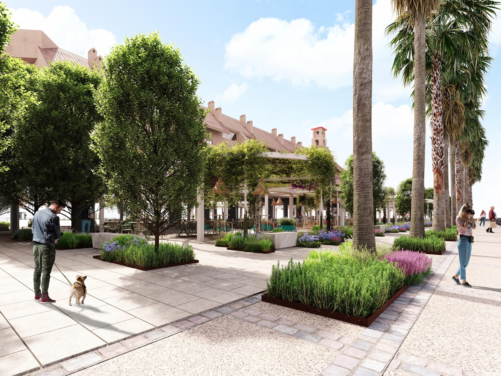 Así será el nuevo bulevar gastronómico de Bahía Sur