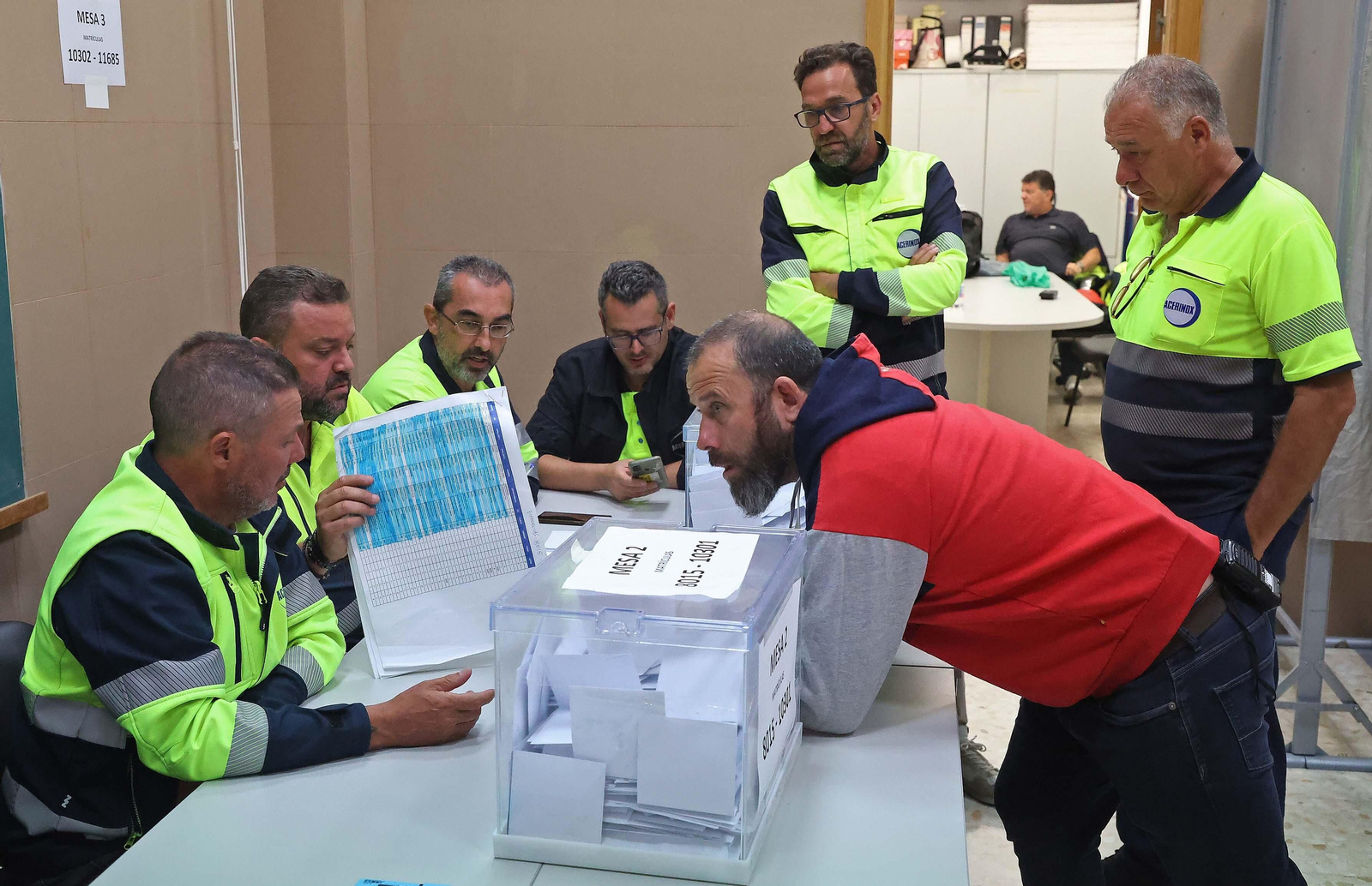 El resultado del referendum a la propuesta del convenio colectivo de Acerinox presentada por el CARL, en imágenes