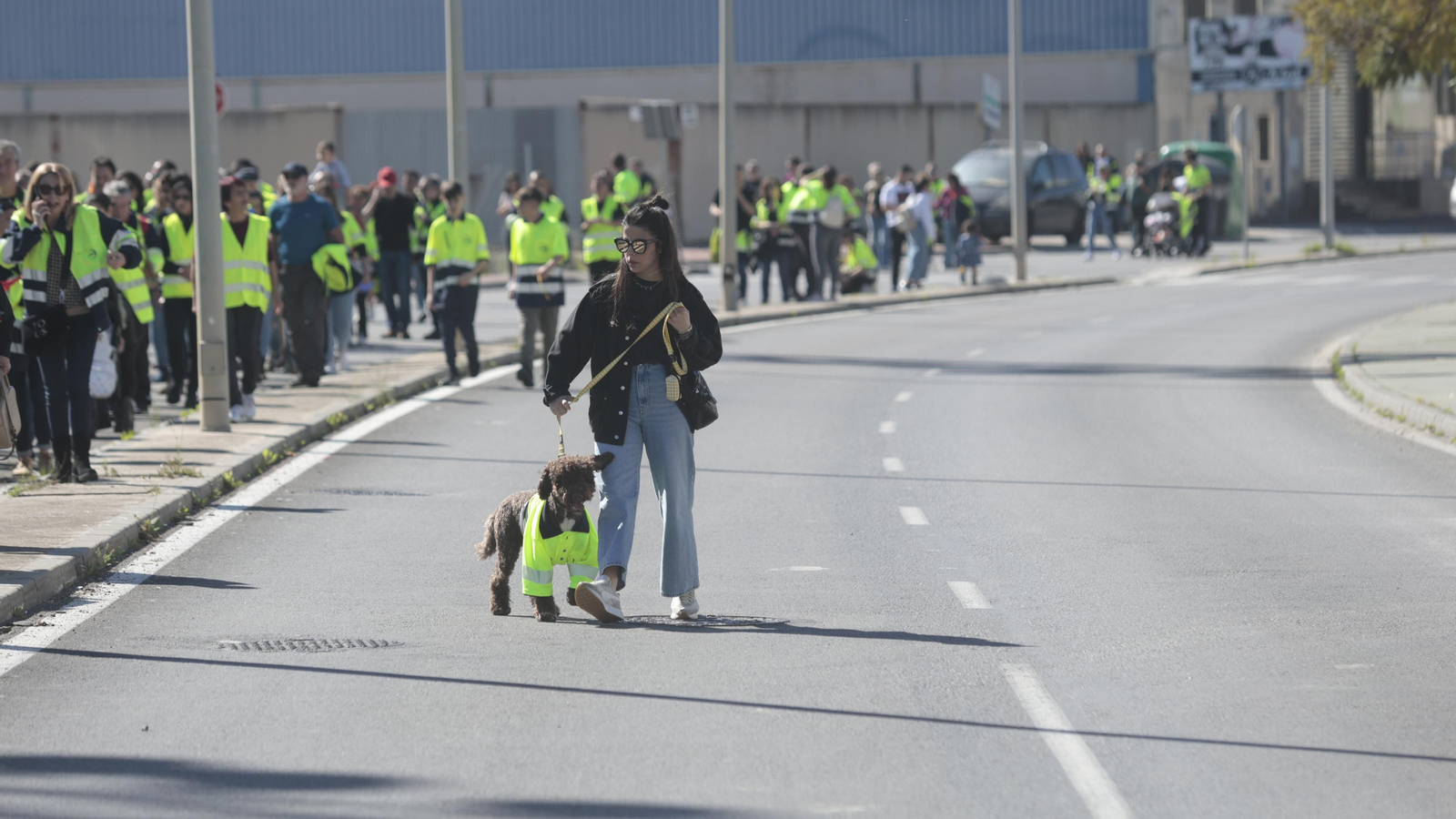 Las fotos de la manifestación de familiares y trabajadores de Acerinox