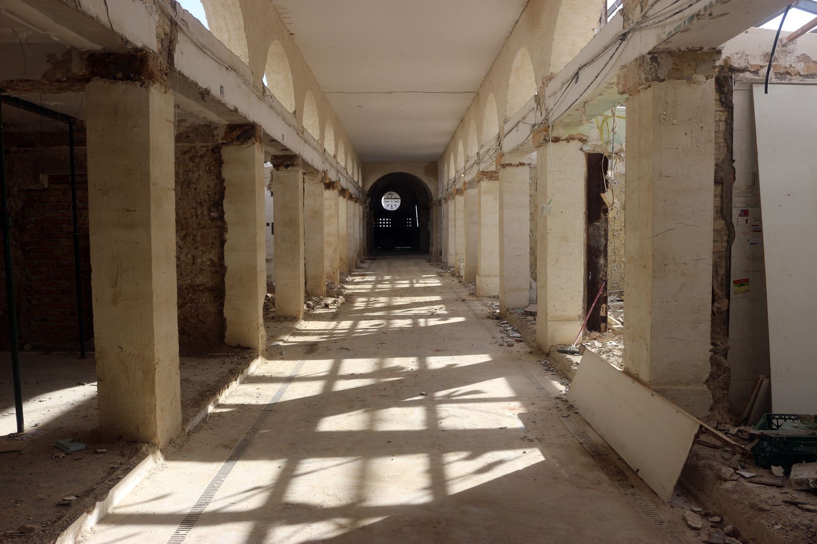 Las obras del Mercado de Abastos de Puerto Real