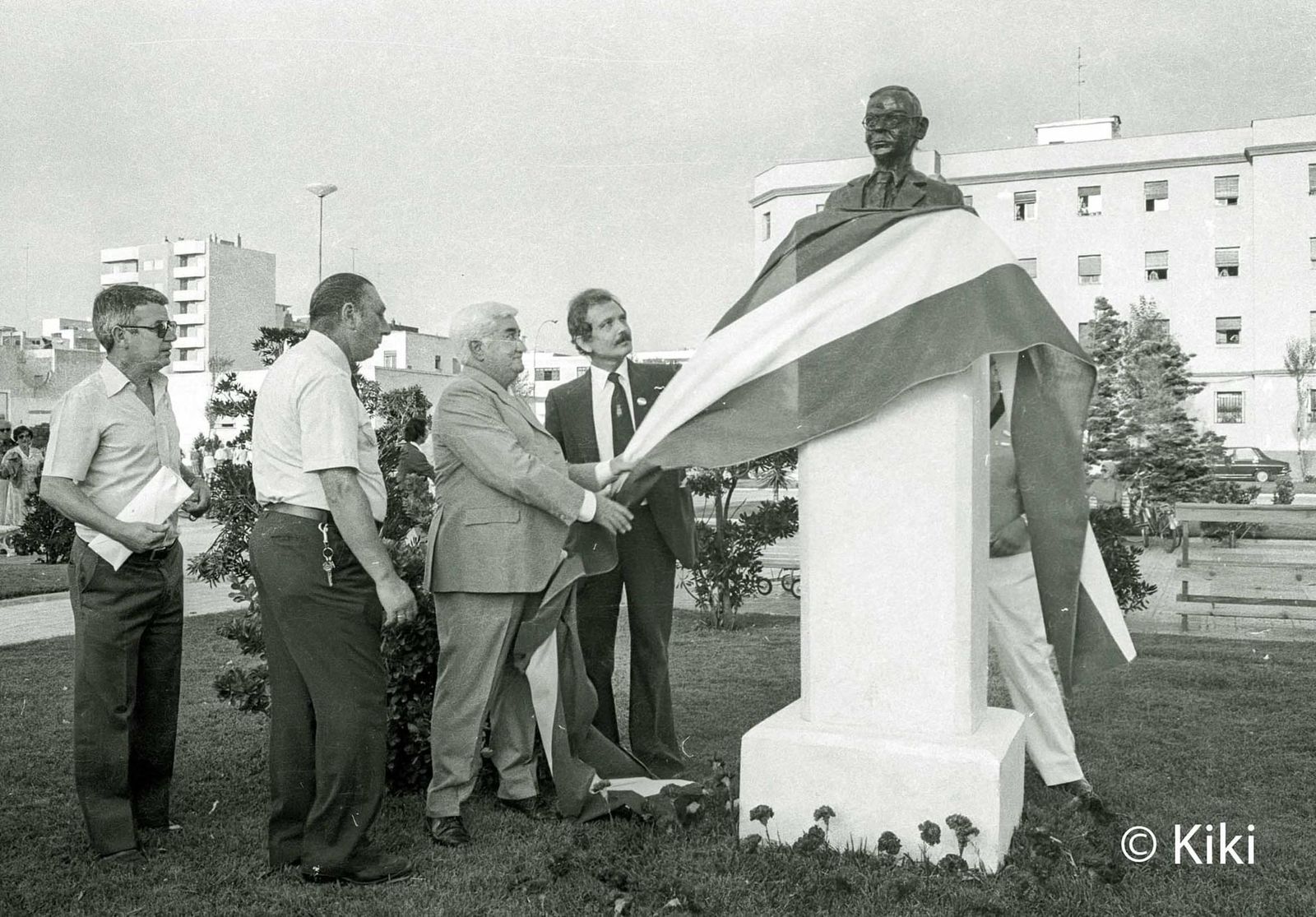 Inauguración del busto de Blas Infante. Foto Kiki